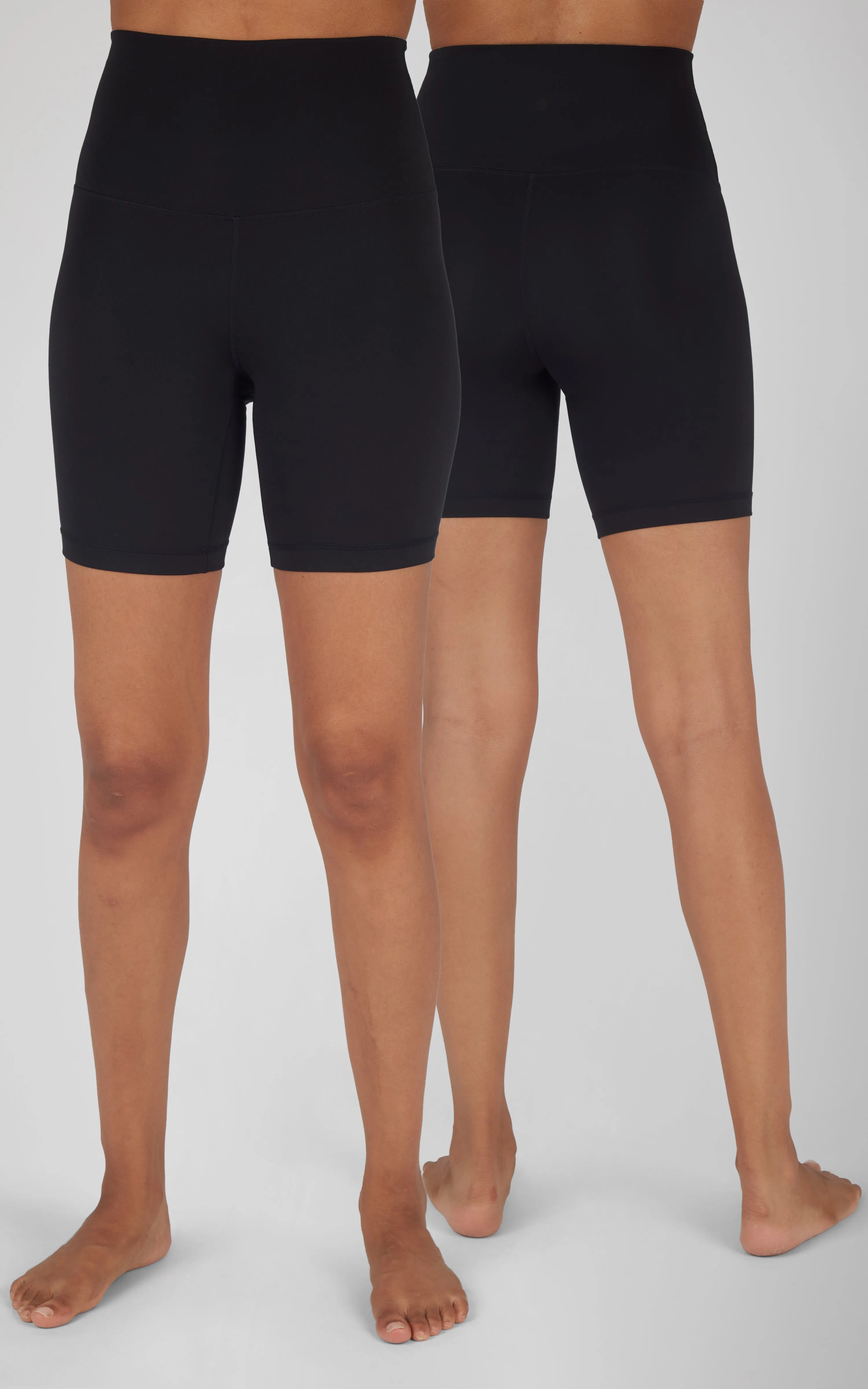 2 Pack Lux 7" Super High Waist Bike Short