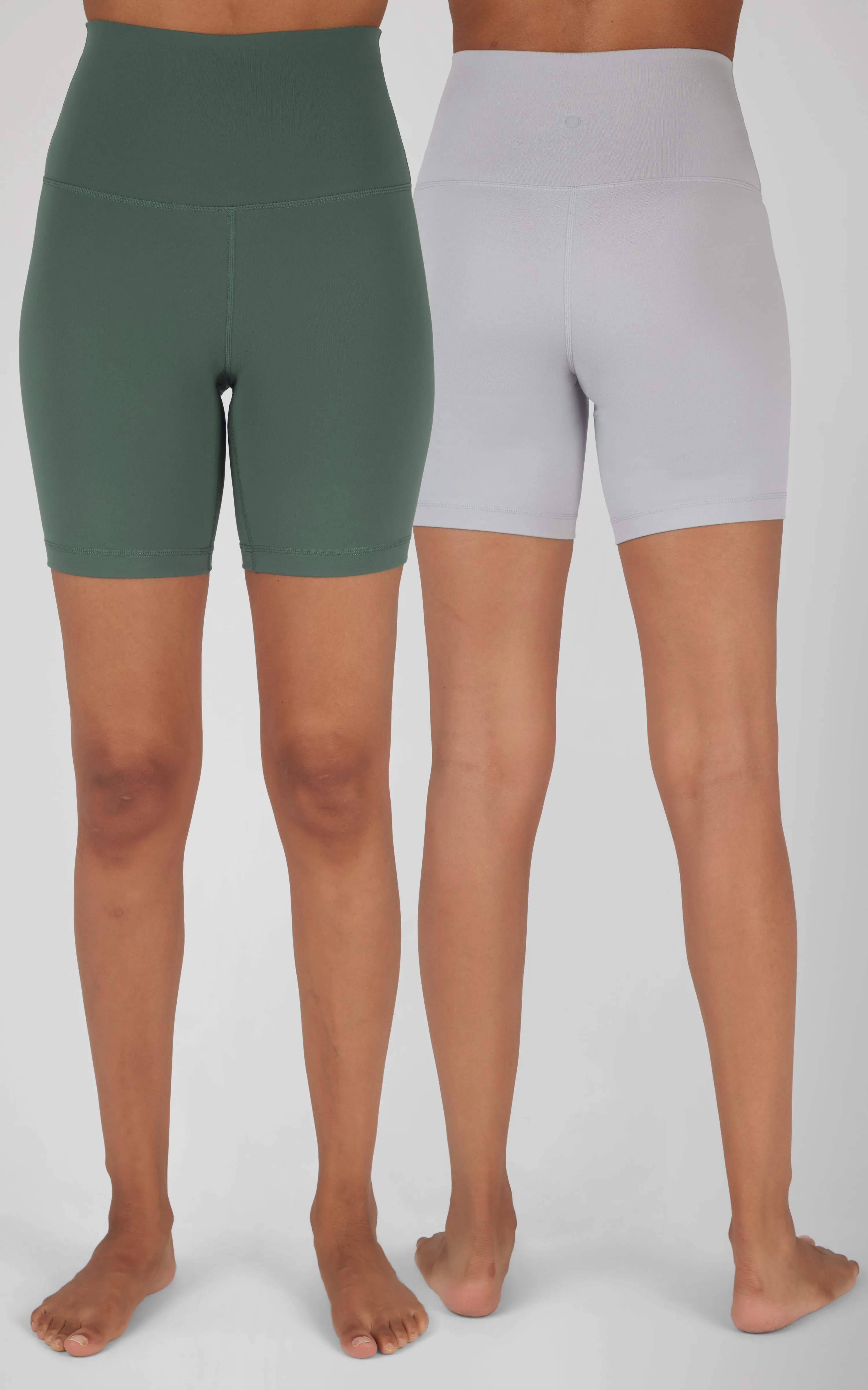 2 Pack Lux 7" Super High Waist Bike Short