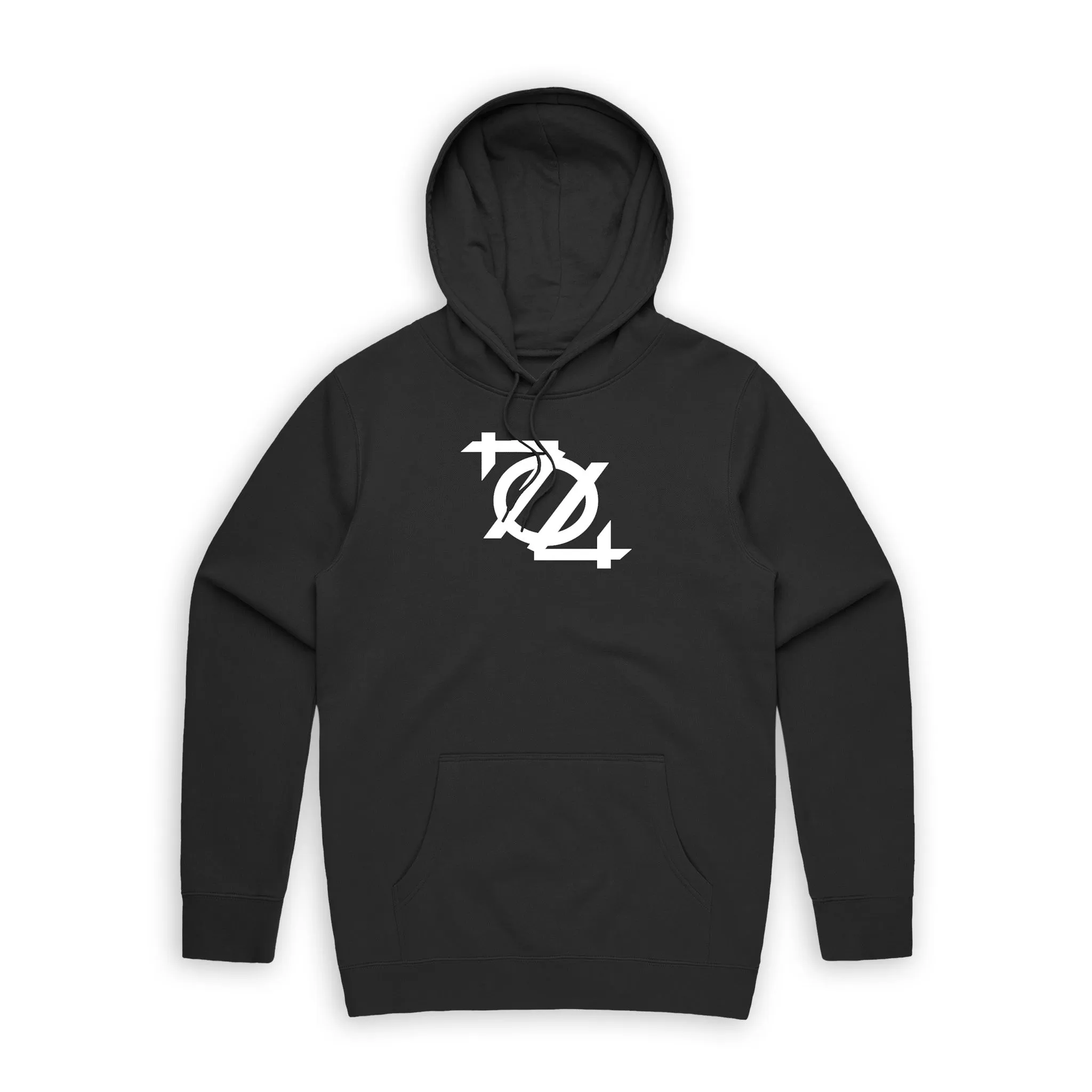 704 Shop Classic Logo Hoodie - Black/White (Unisex)