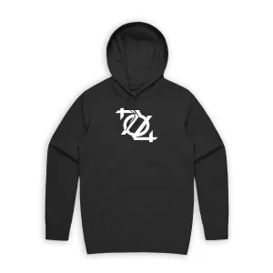704 Shop Classic Logo Hoodie - Black/White (Unisex)
