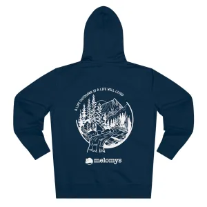 A Life Outdoors Is A Life Well Lived Zipper Hoodie