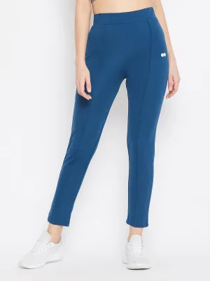 Activewear Ankle Length Tights In Blue