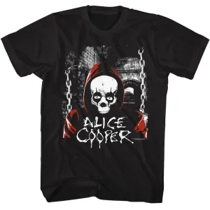 Alice Cooper - Hooded Skull Boyfriend Tee