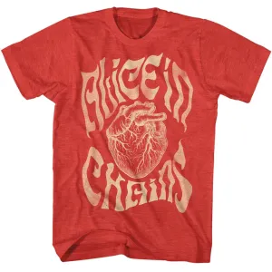 Alice In Chains - Heart T-Shirt