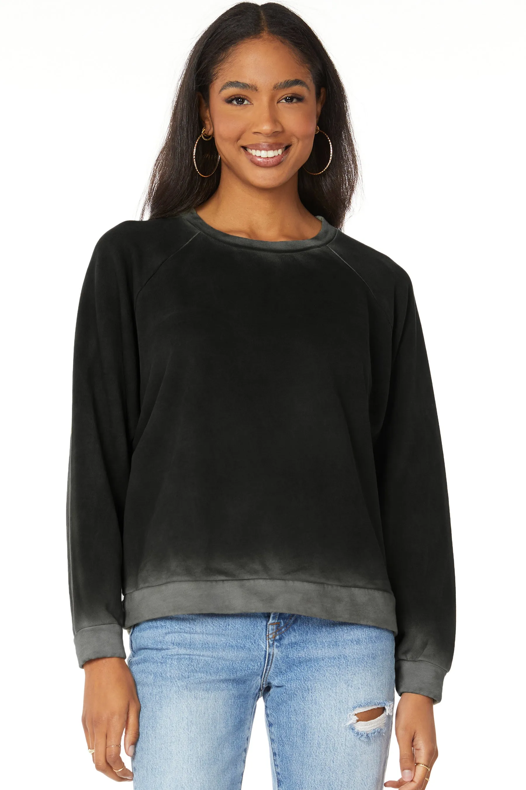 Bobi Long Sleeve Raglan Sweatshirt *FINAL SALE*