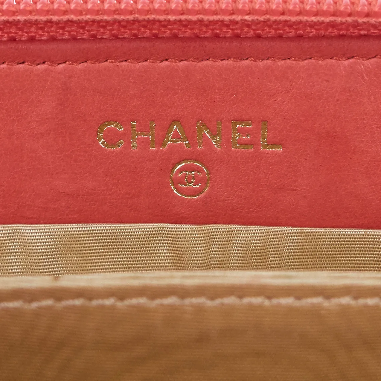 CC Timeless Caviar Zip Around Wallet