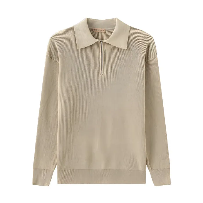 Cesare Half Zip Sweater