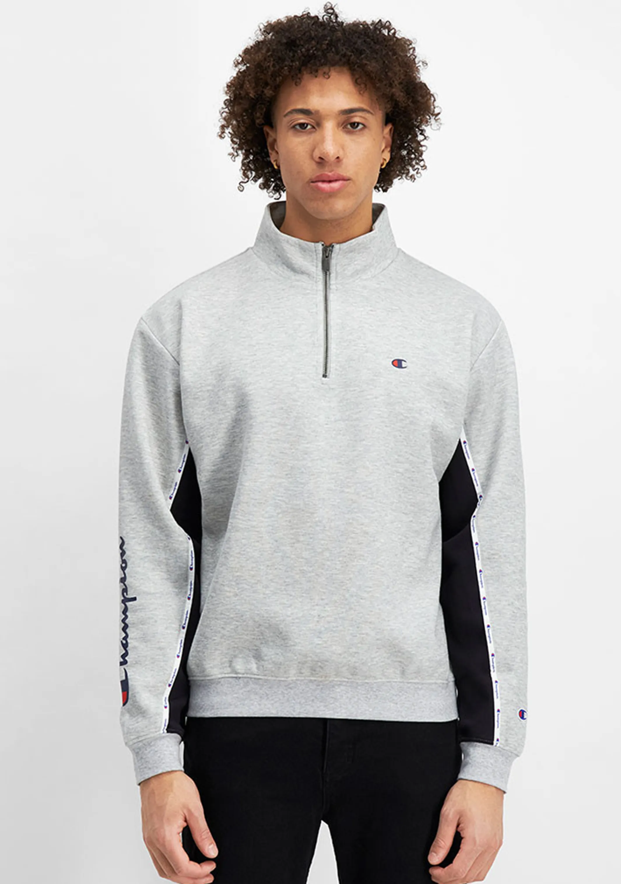 Champion Mens Rochester Athletic Quarter Zip <BR> AW8PN A3R