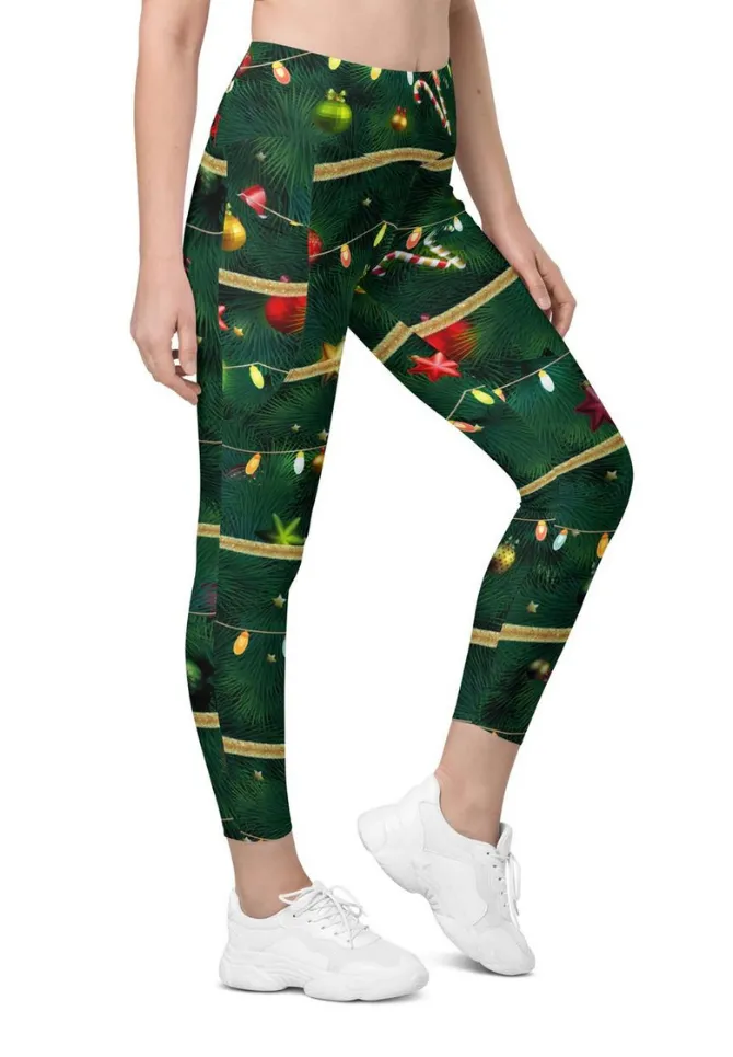 Christmas Tree Leggings With Pockets