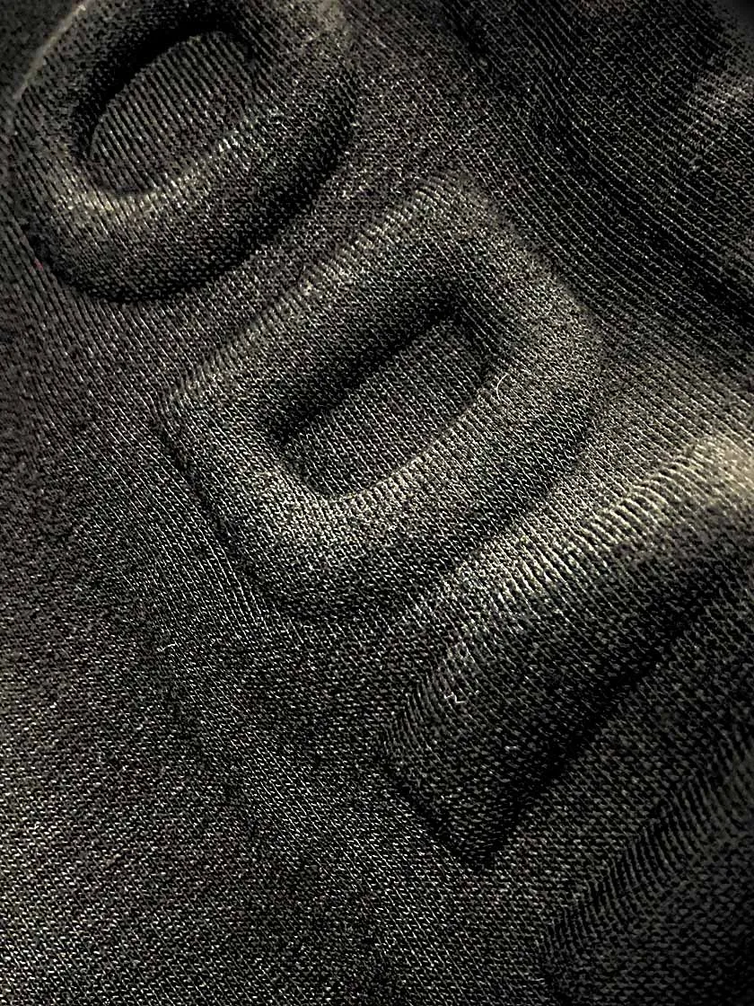 Classic Blackout logo Cropped Hoodie - Womens