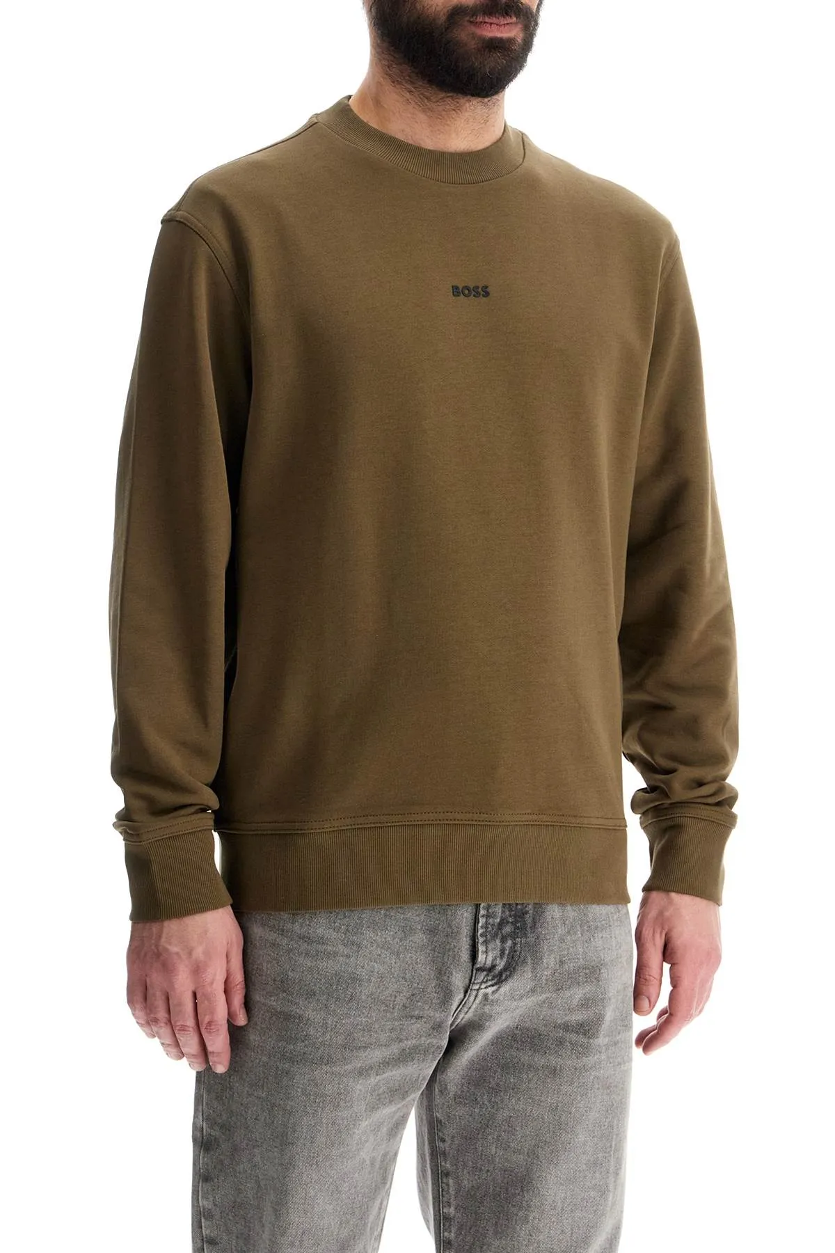 Classic Crewneck Cotton Sweatshirt