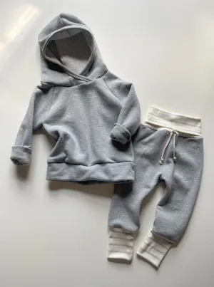 CLASSIC HOODIE | HEATHER GREY SHERPA
