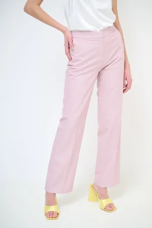 Classic straight leg tailored trousers wholesale