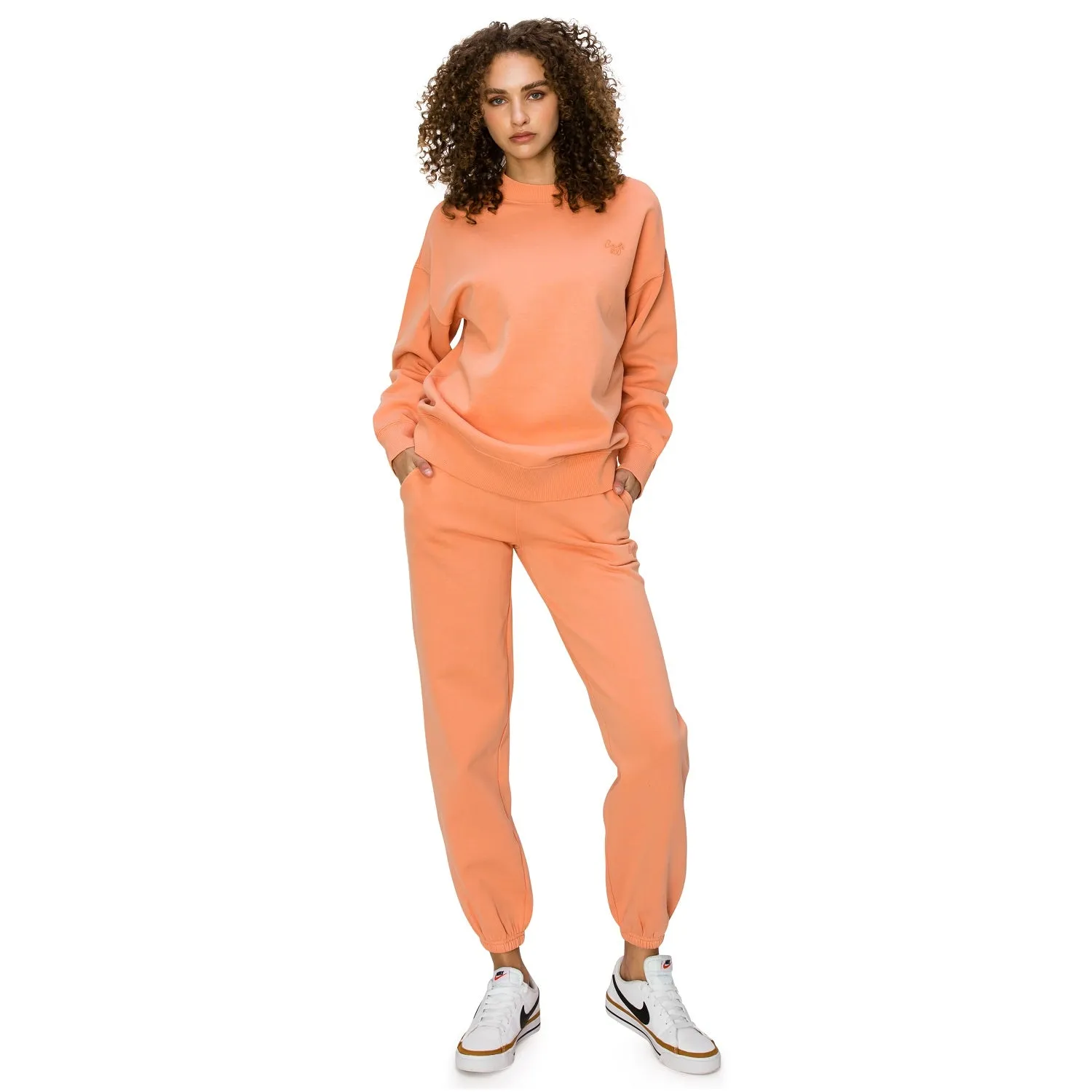 Cloud Fleece Crewneck Sweatshirt - Papaya