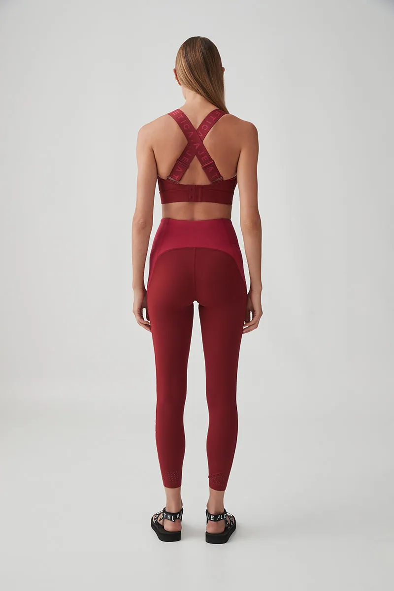 Contrast Panelled Ankle Length Legging 236