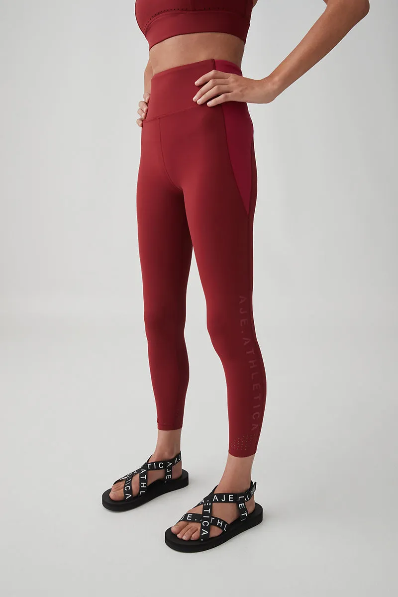 Contrast Panelled Ankle Length Legging 236