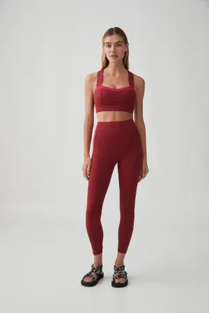 Contrast Panelled Ankle Length Legging 236