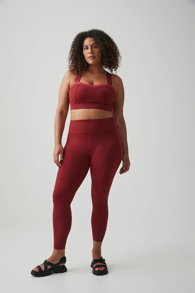 Contrast Panelled Ankle Length Legging 236