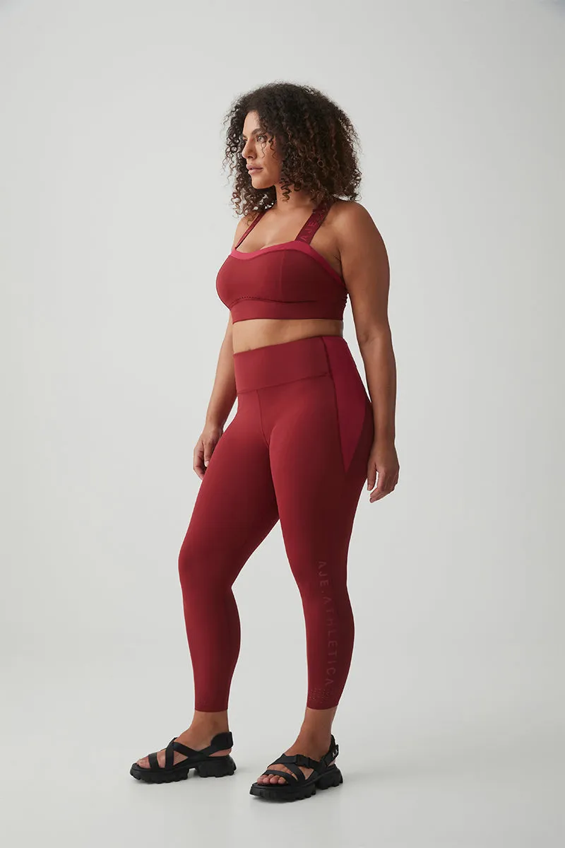 Contrast Panelled Ankle Length Legging 236