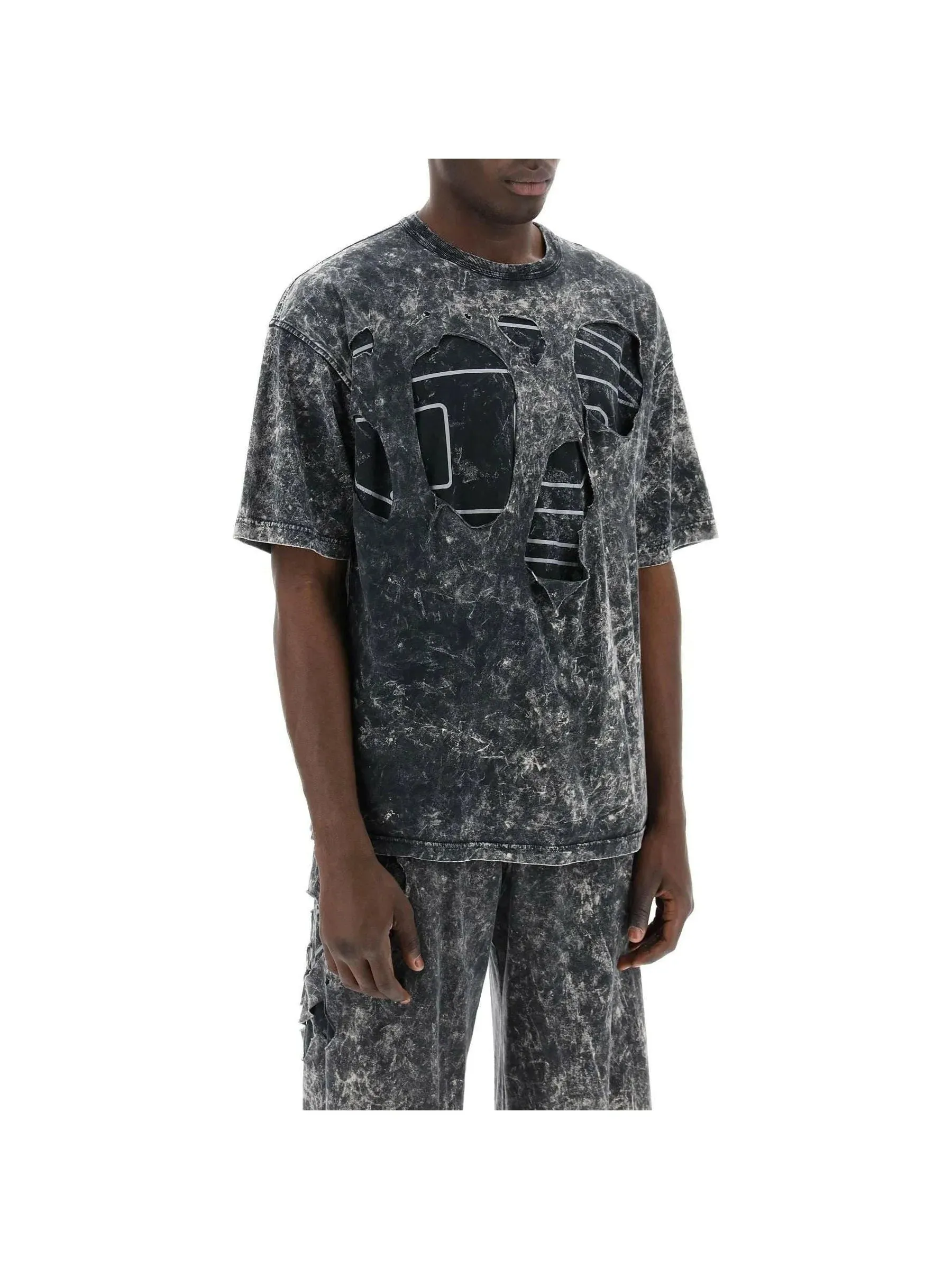 Destroyed Double-Layered T-Shirt