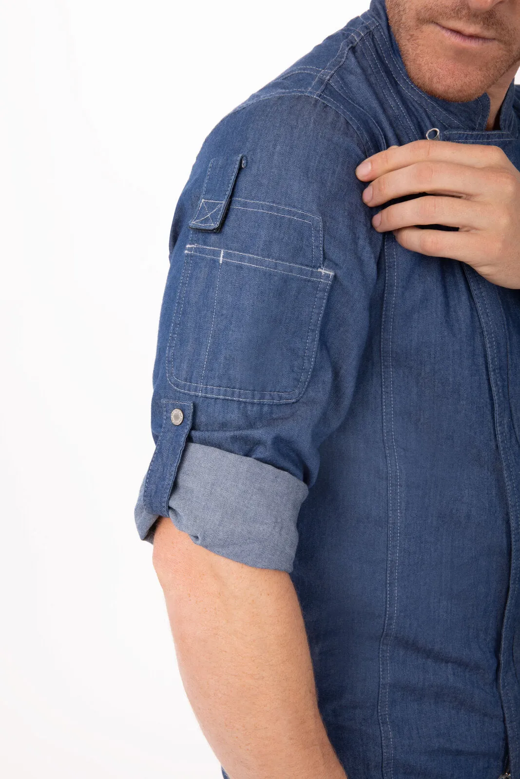 Gramercy Men's Denim Chef Jacket