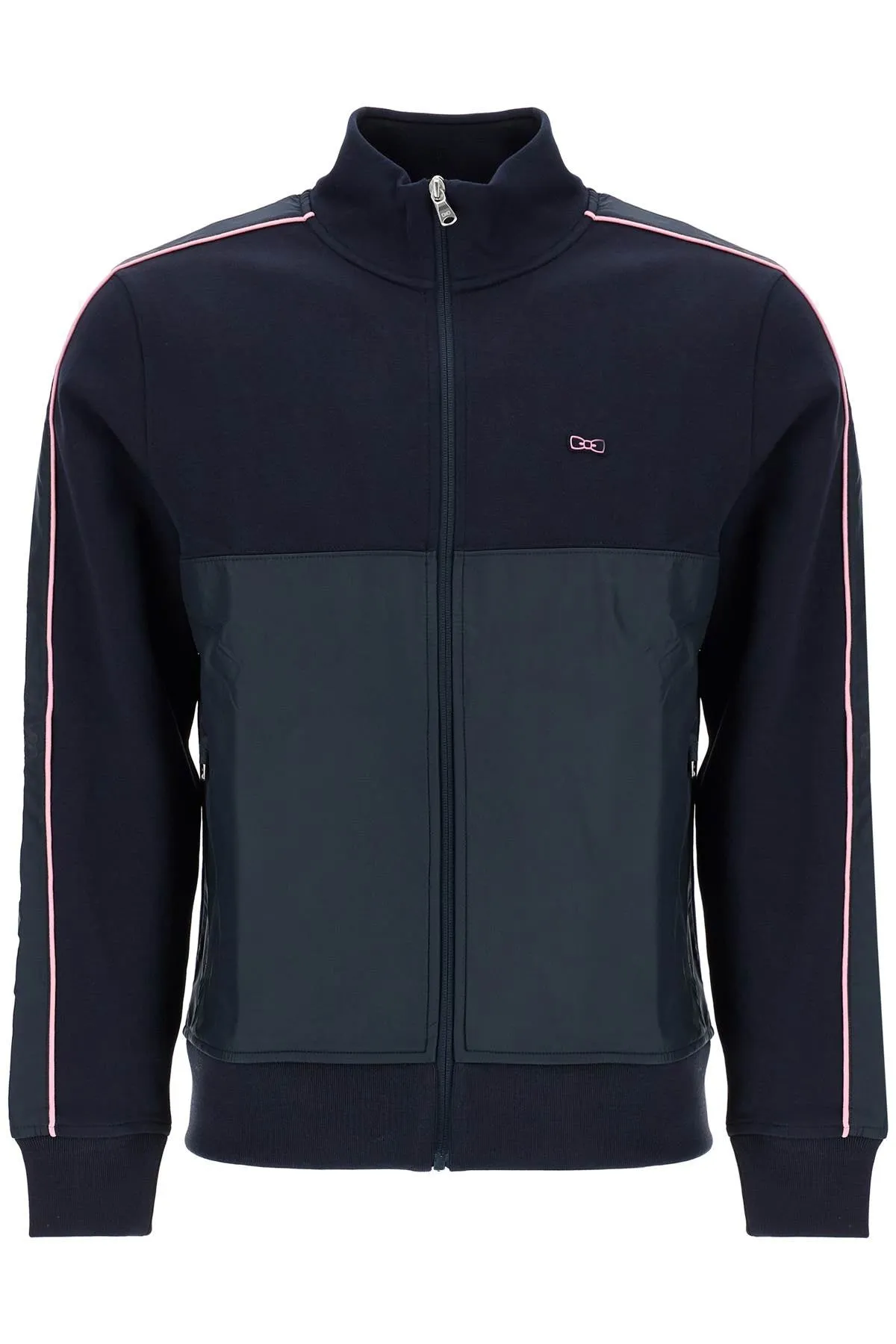 High Collar Zip-Up Fleece Sweatshirt