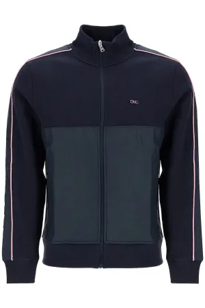 High Collar Zip-Up Fleece Sweatshirt