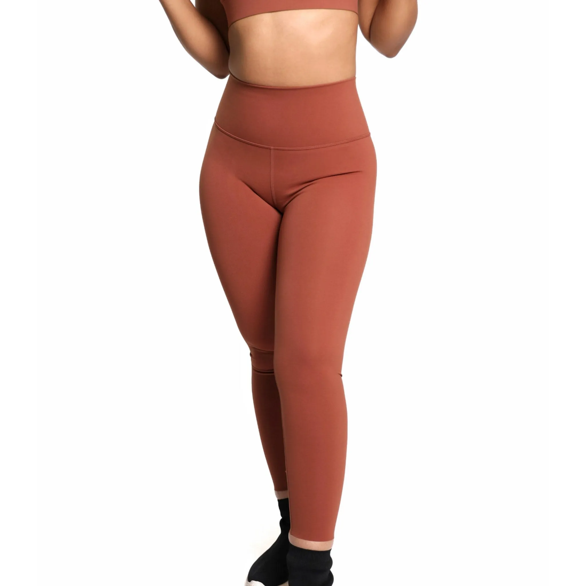 HIGH WAIST TUMMY SUPPORT LEGGINGS - AUTUMN