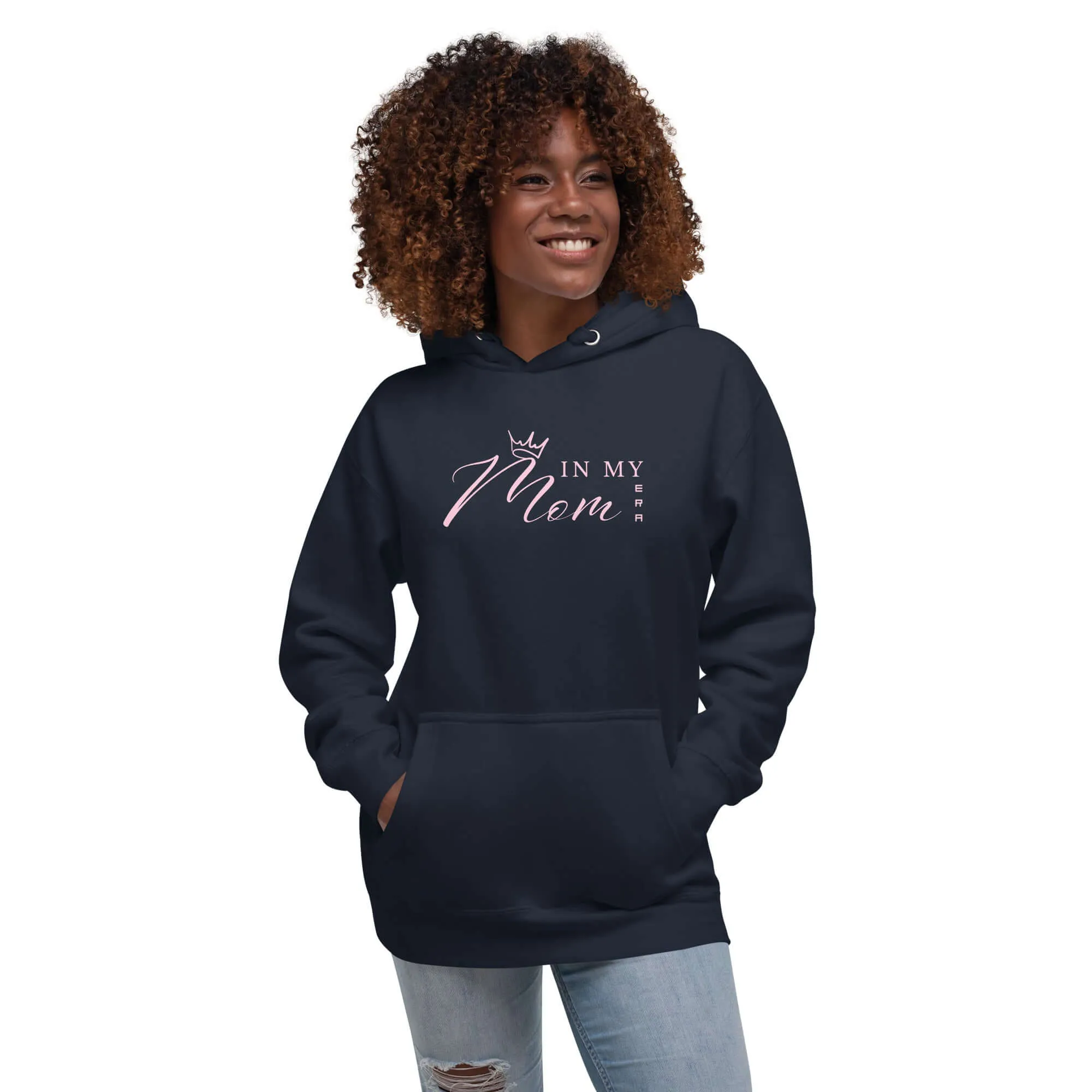 In My Mom Era Quote Graphic Unisex Hoodie
