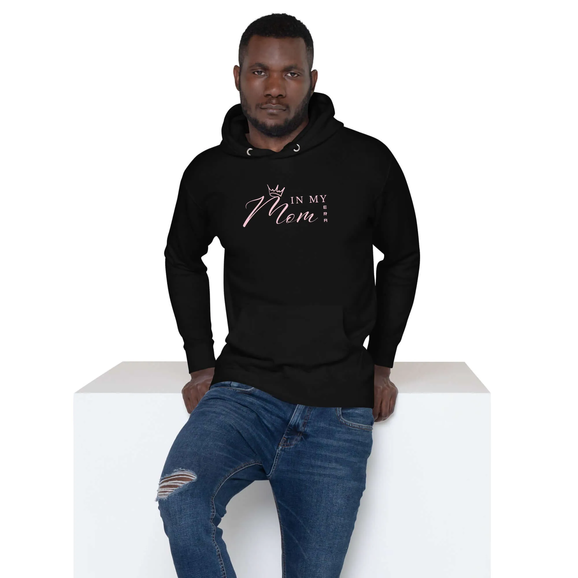 In My Mom Era Quote Graphic Unisex Hoodie