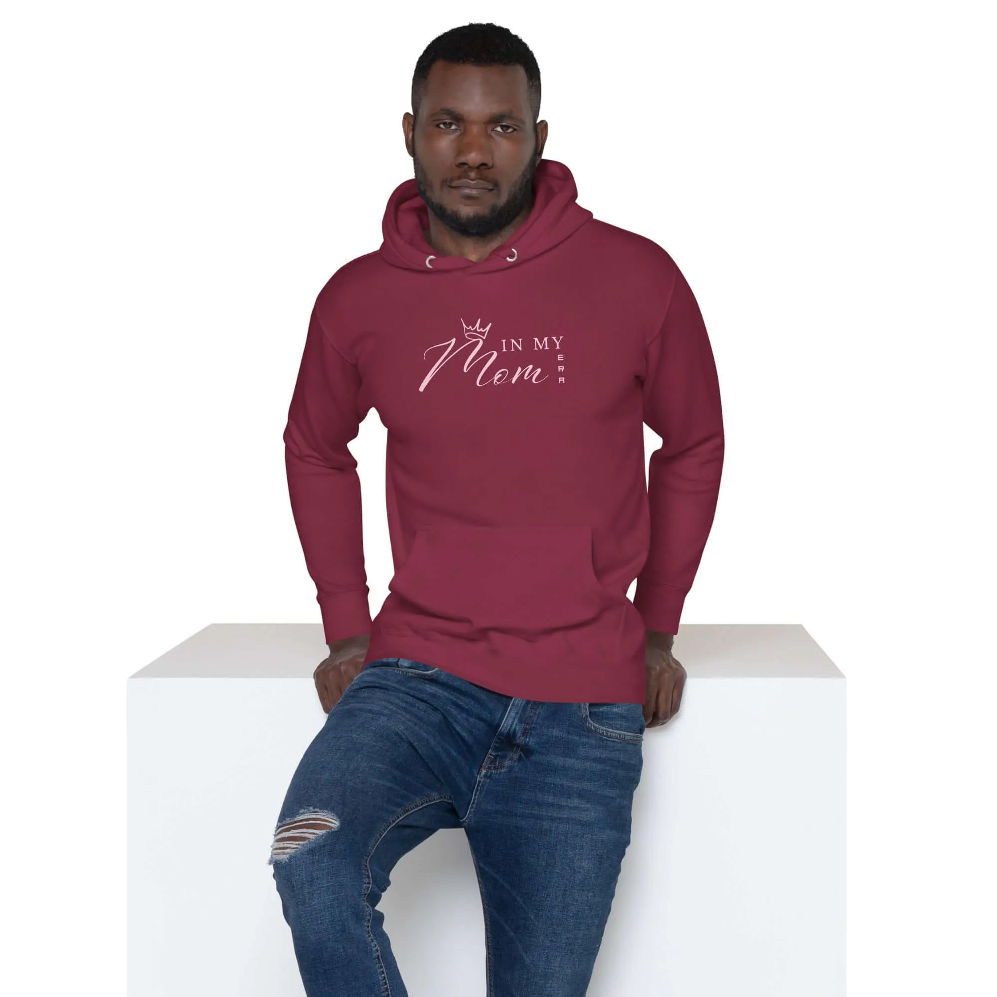 In My Mom Era Quote Graphic Unisex Hoodie