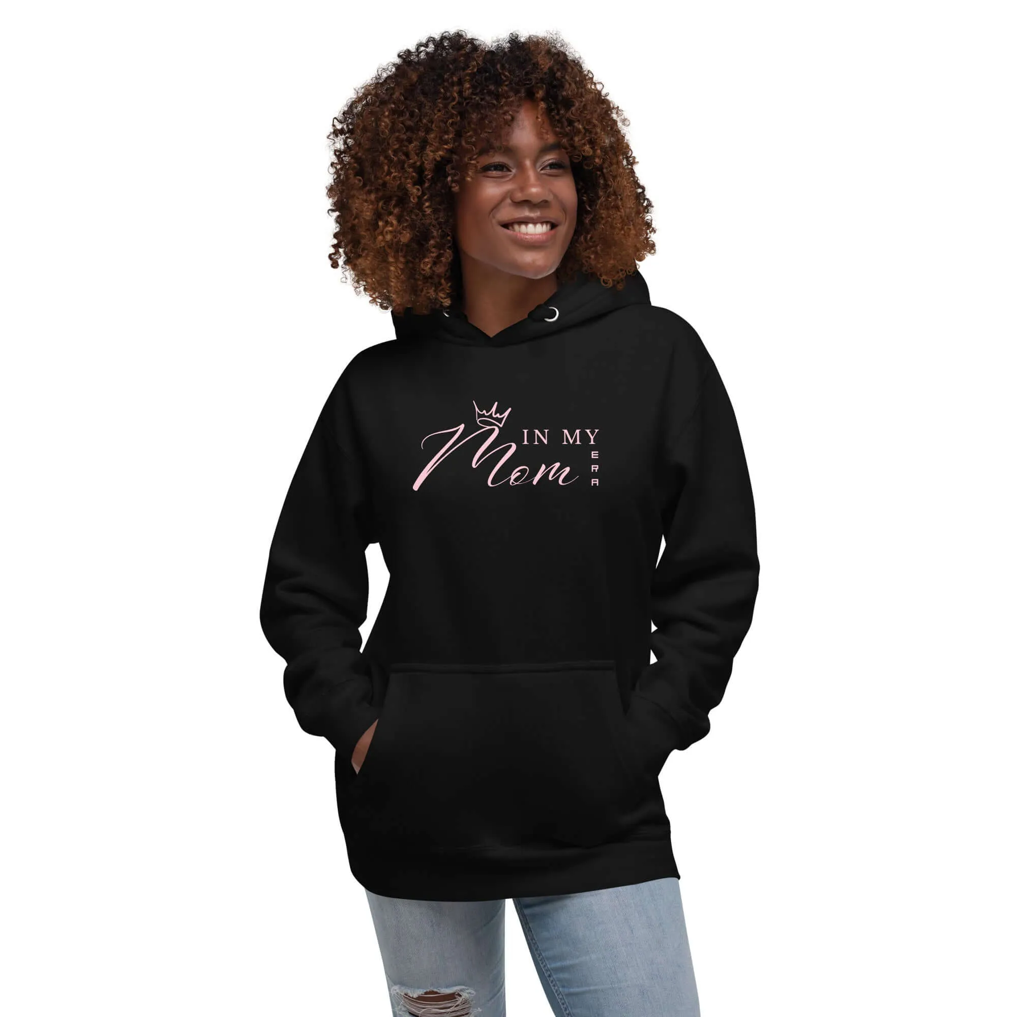 In My Mom Era Quote Graphic Unisex Hoodie