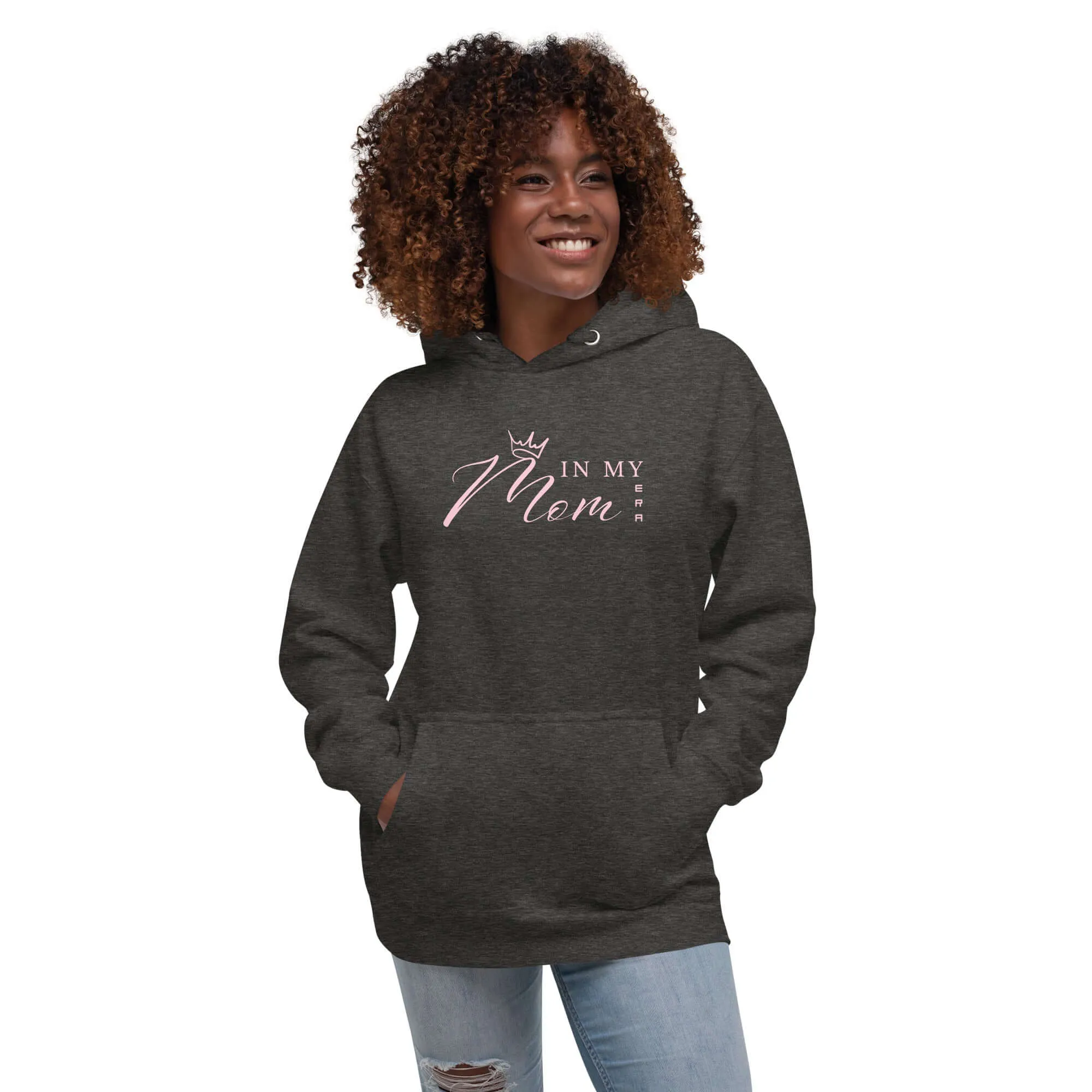 In My Mom Era Quote Graphic Unisex Hoodie