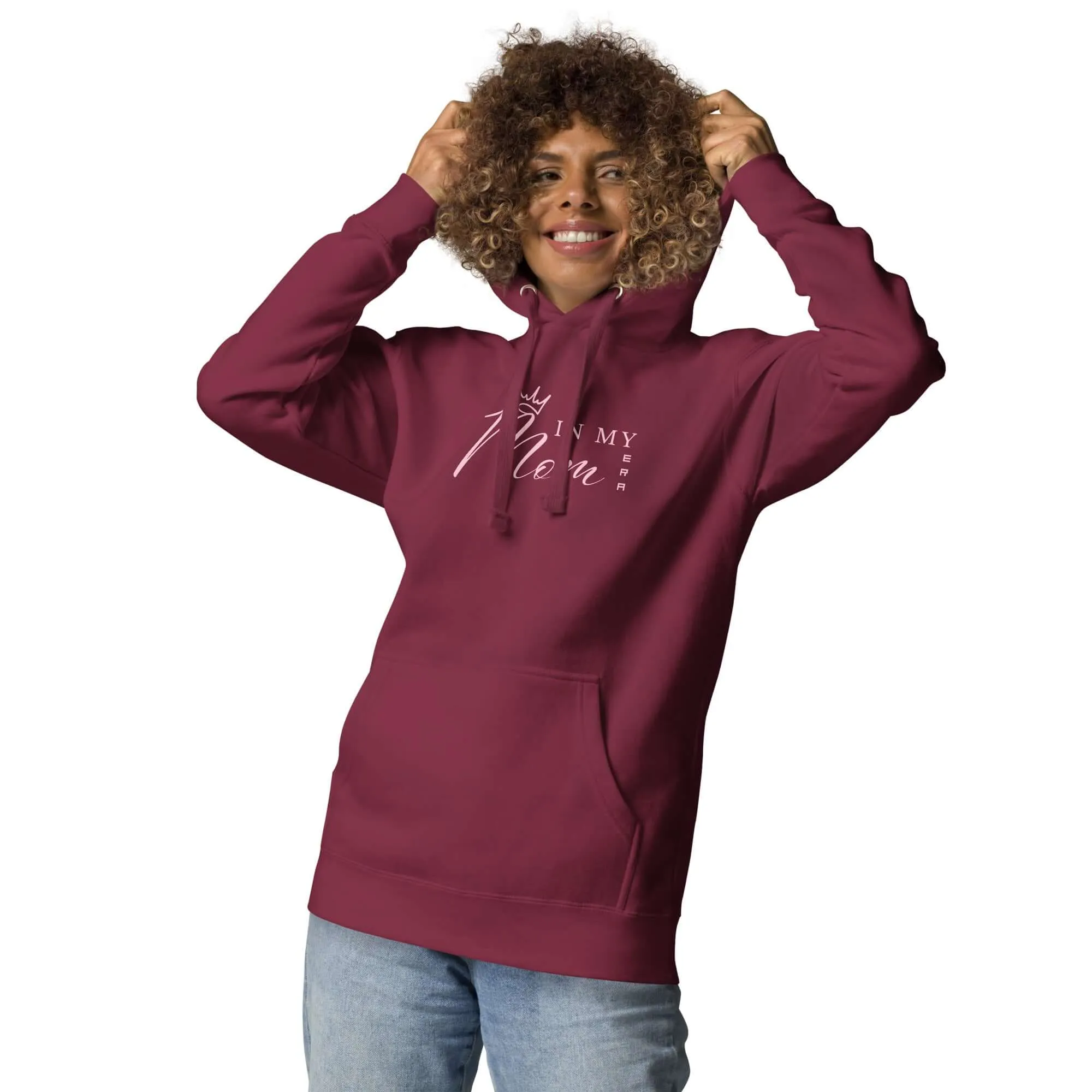 In My Mom Era Quote Graphic Unisex Hoodie