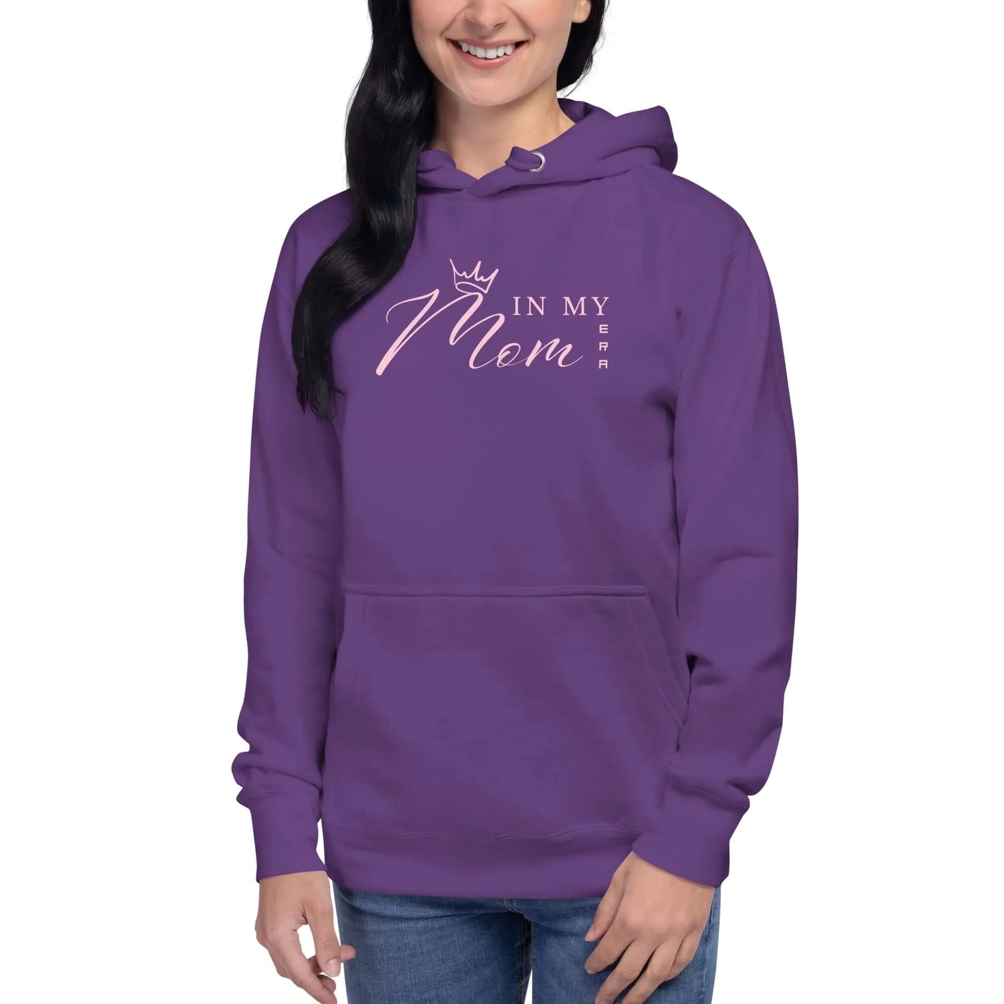 In My Mom Era Quote Graphic Unisex Hoodie