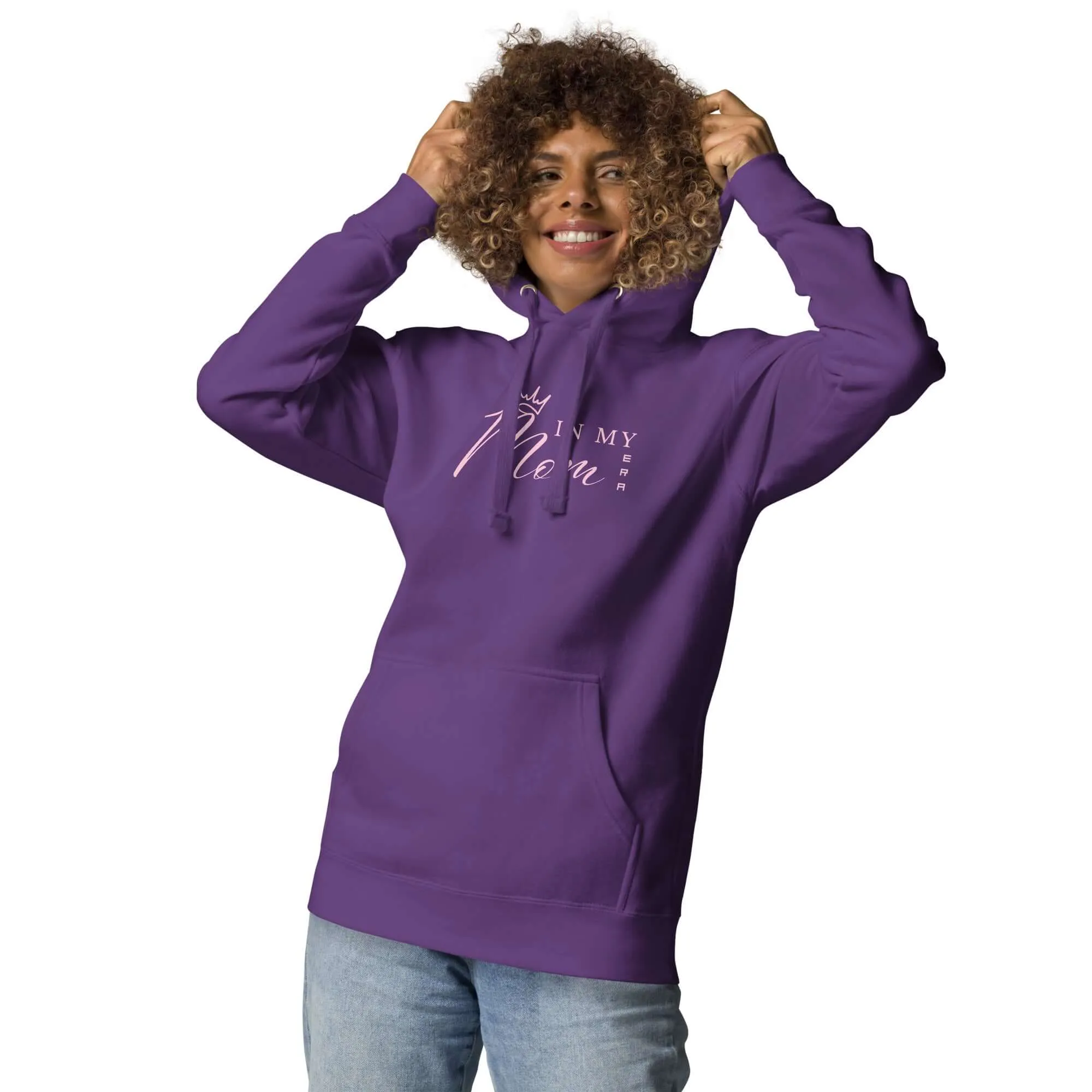 In My Mom Era Quote Graphic Unisex Hoodie