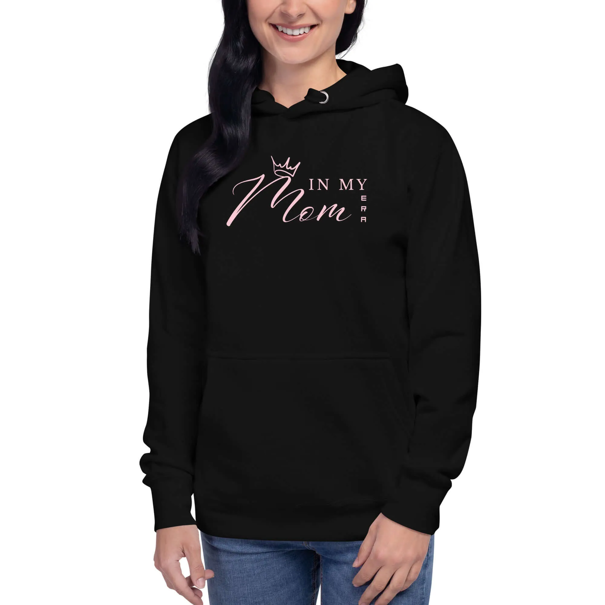 In My Mom Era Quote Graphic Unisex Hoodie