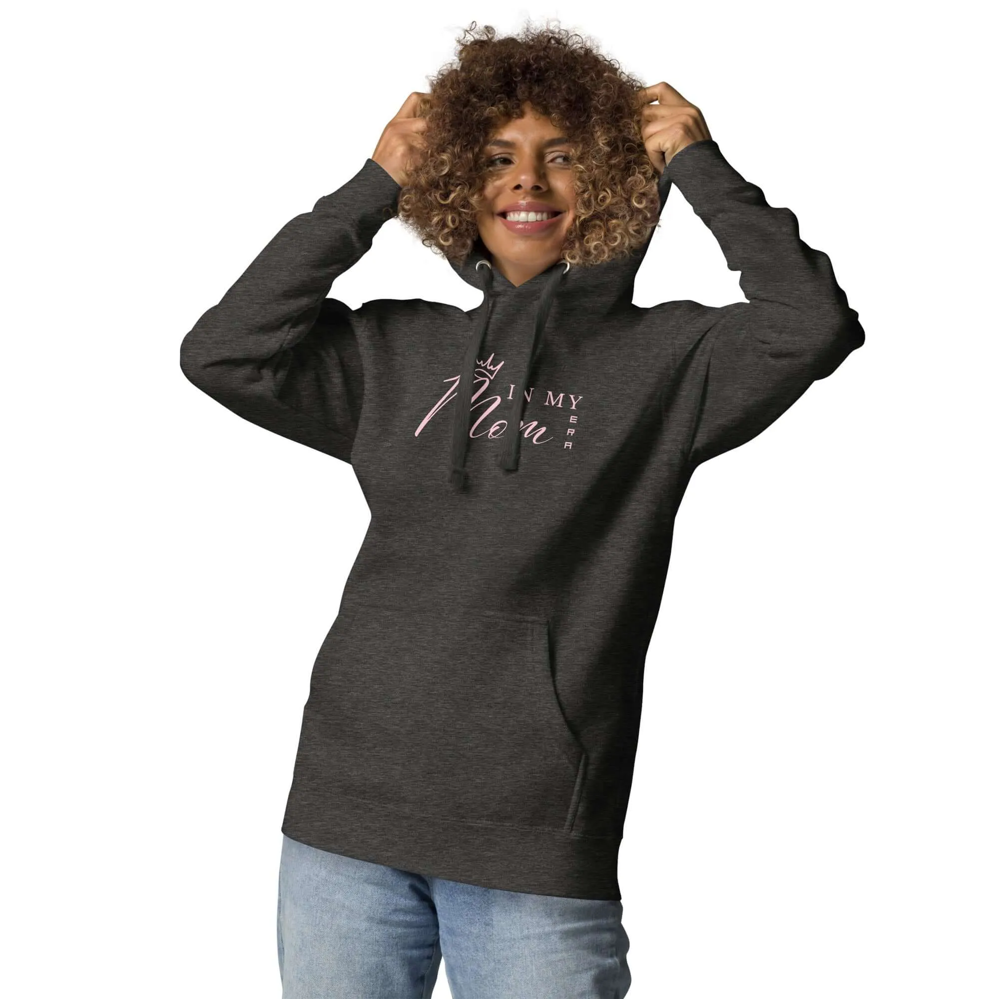 In My Mom Era Quote Graphic Unisex Hoodie