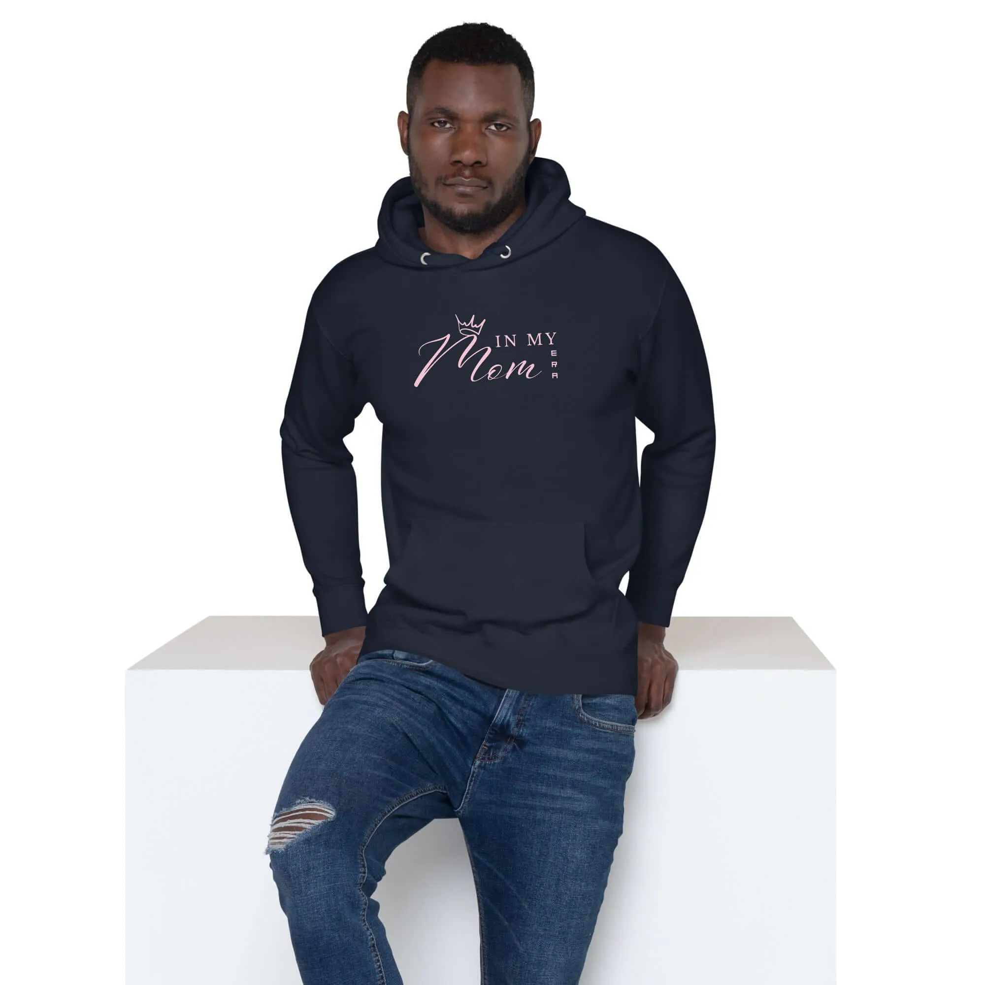 In My Mom Era Quote Graphic Unisex Hoodie