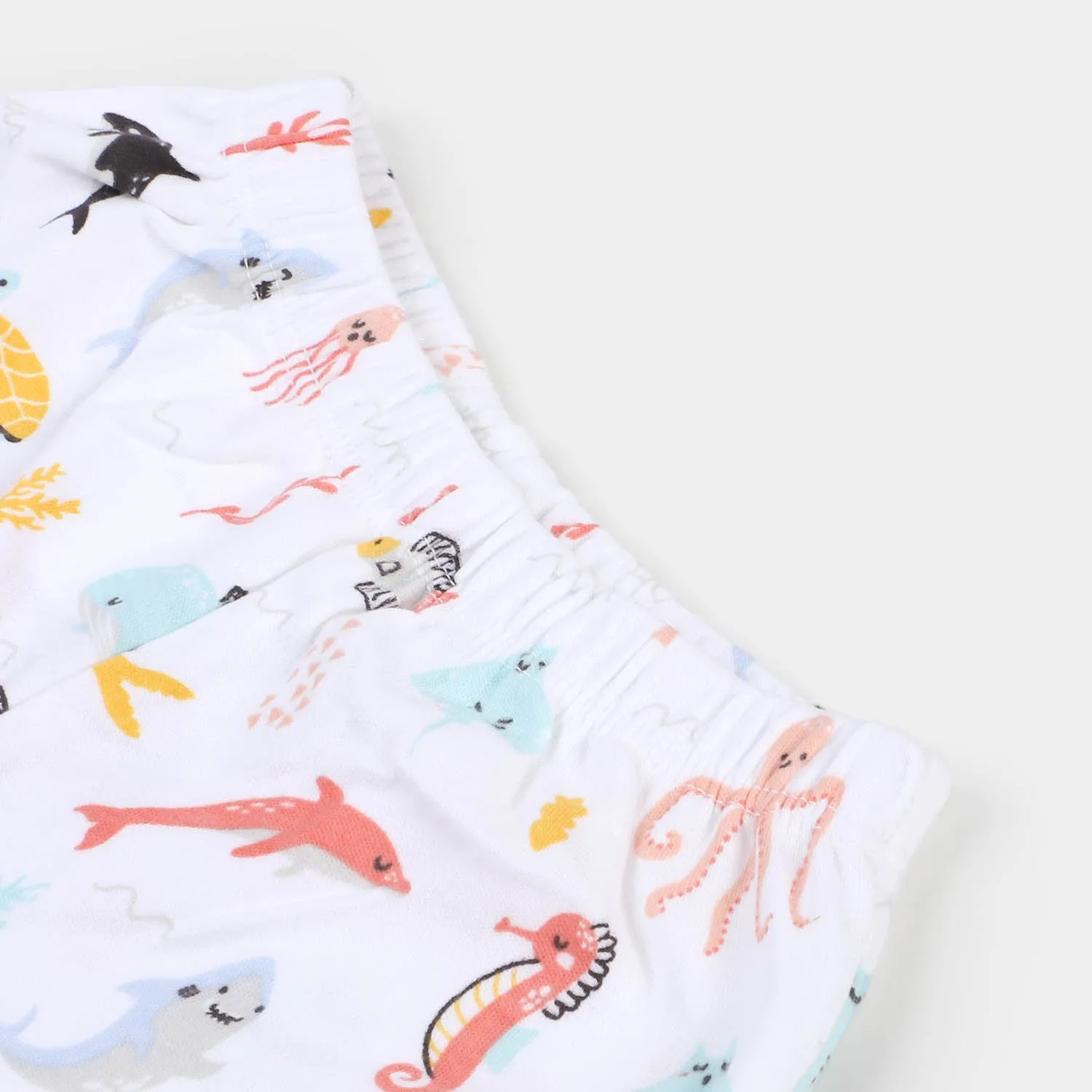 Infant Boys Cotton Short 3Pcs Marine - Multi