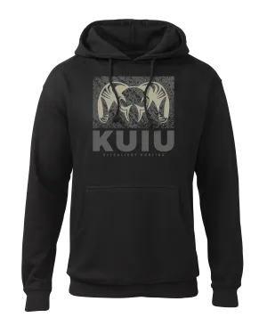 KUIU Distressed Box Logo Hoodie | Black