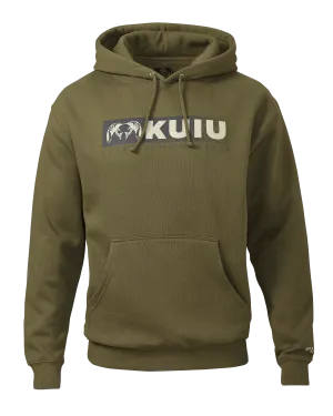 KUIU Distressed Logo Hoodie | Army