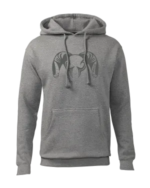 KUIU Engraved Big Ram Hoodie | Heather Grey