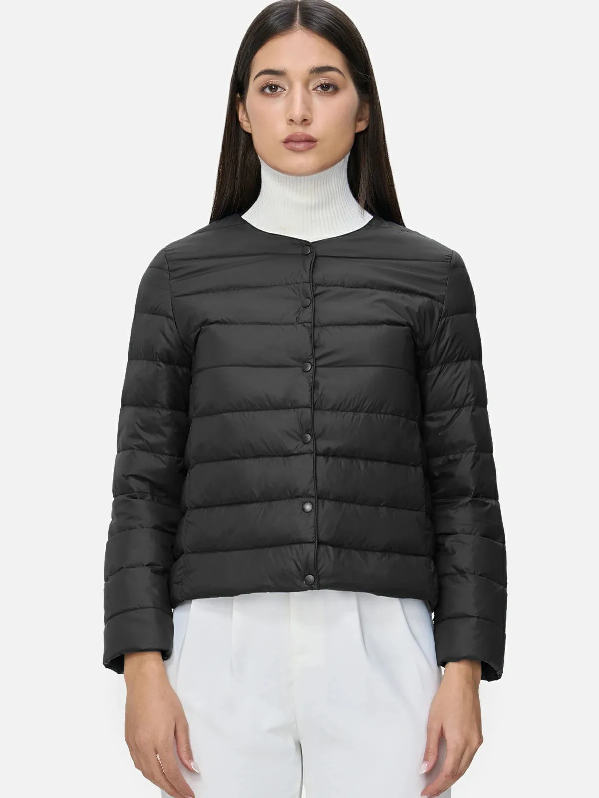 Lightweight Short Goose Down Jacket
