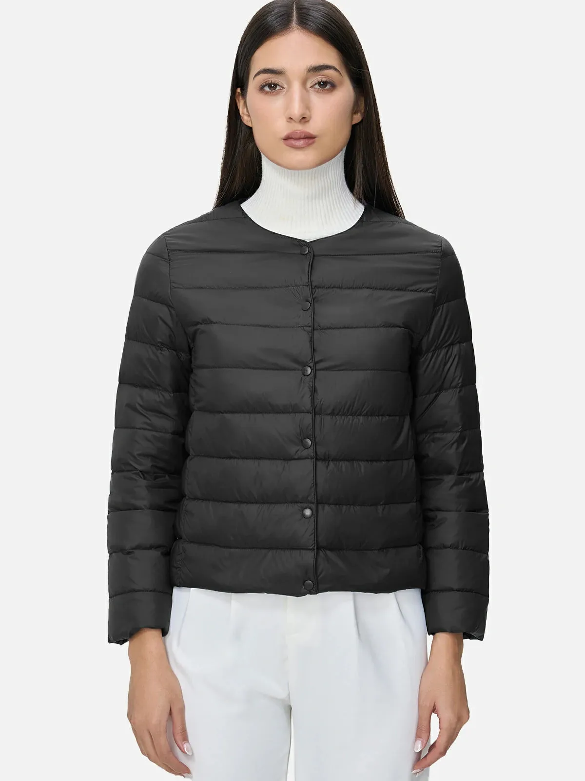 Lightweight Short Goose Down Jacket