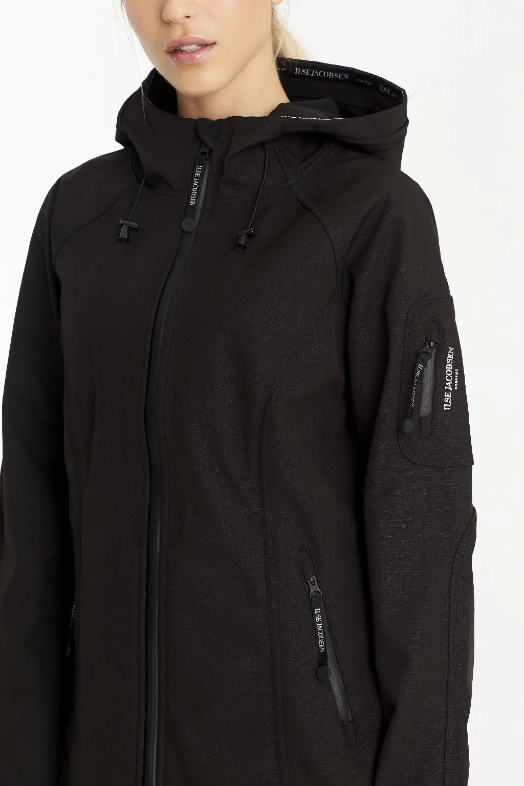 Long Raincoat 37L - Black