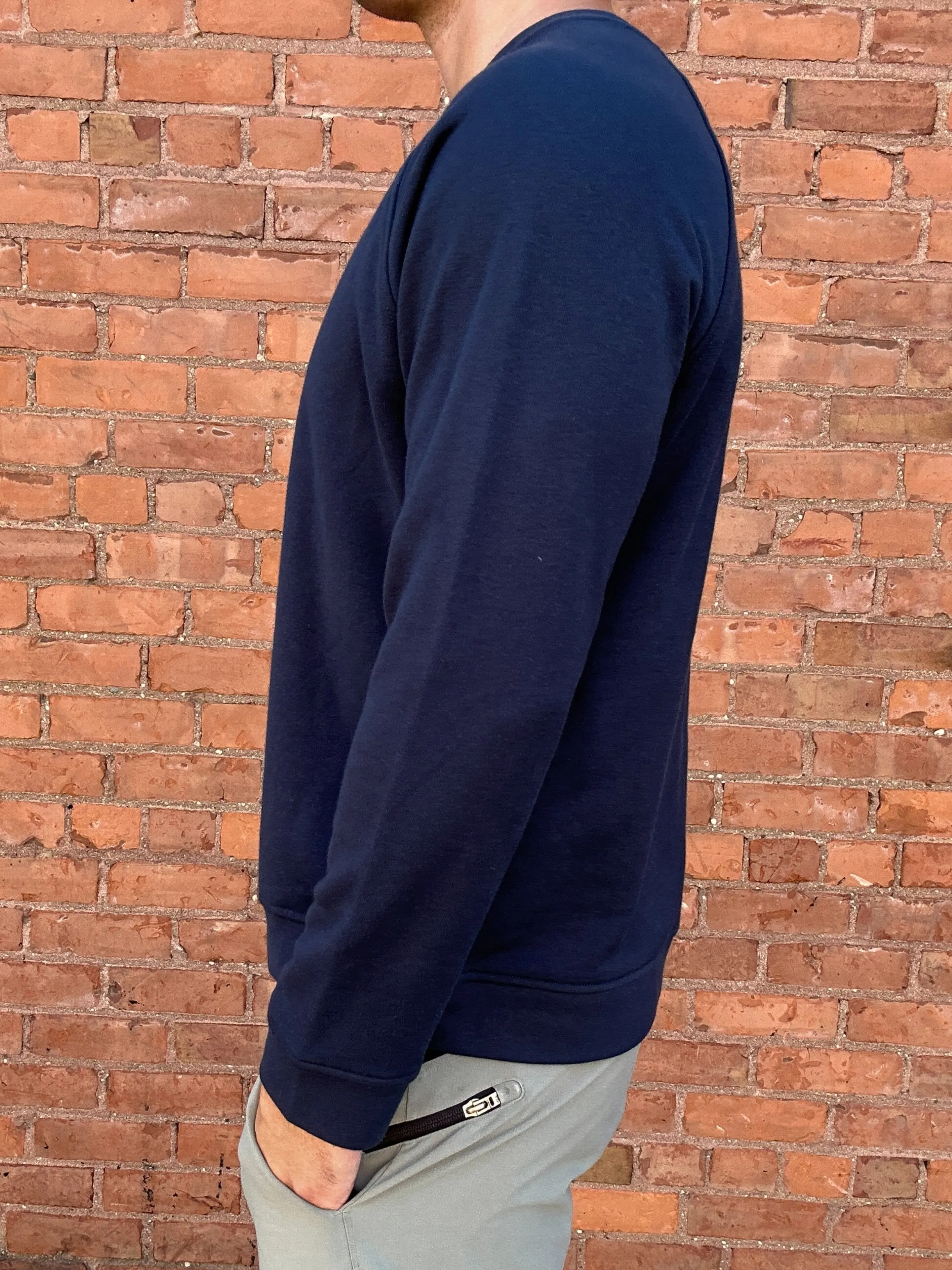 Men's Cotton Blend Classic Crewneck