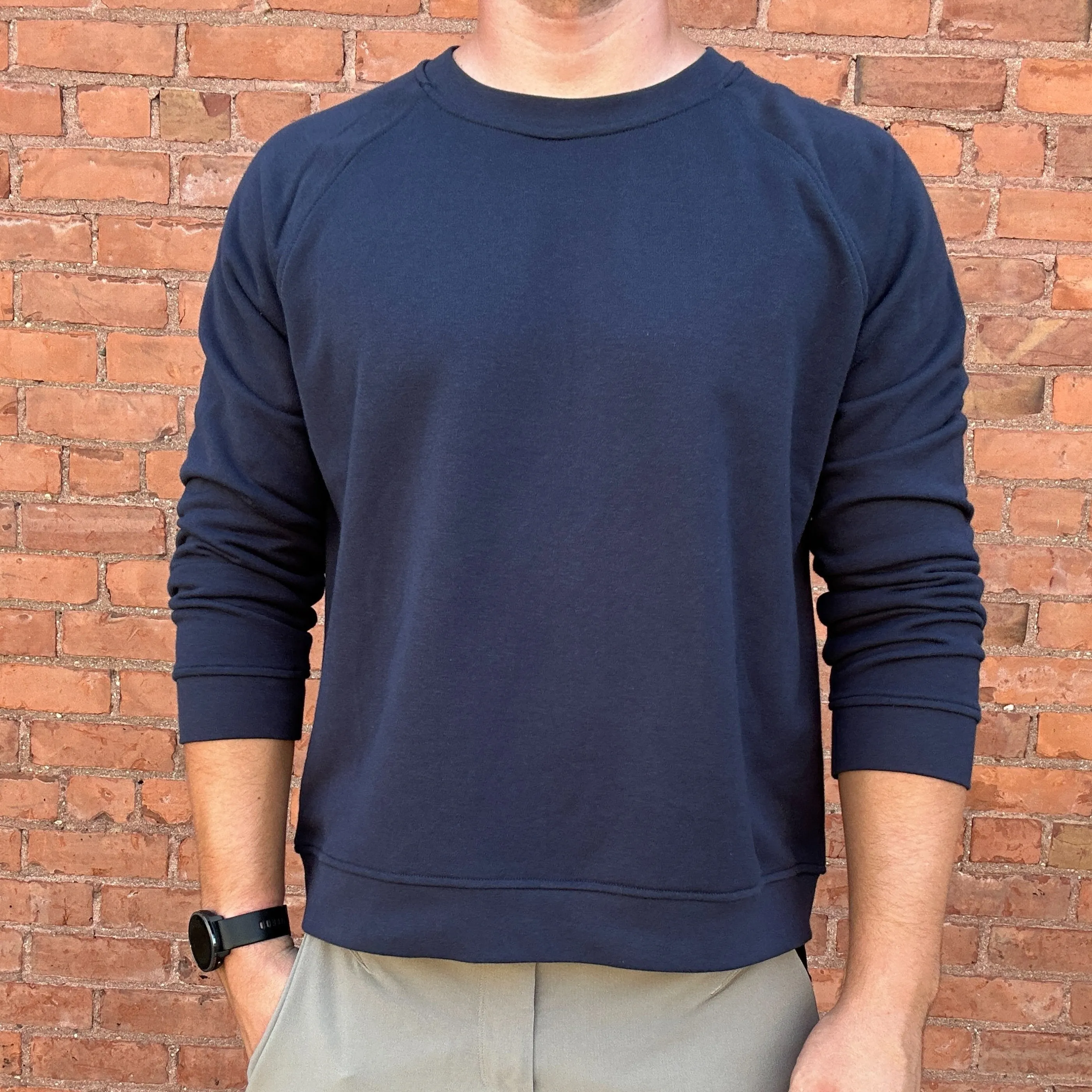 Men's Cotton Blend Classic Crewneck