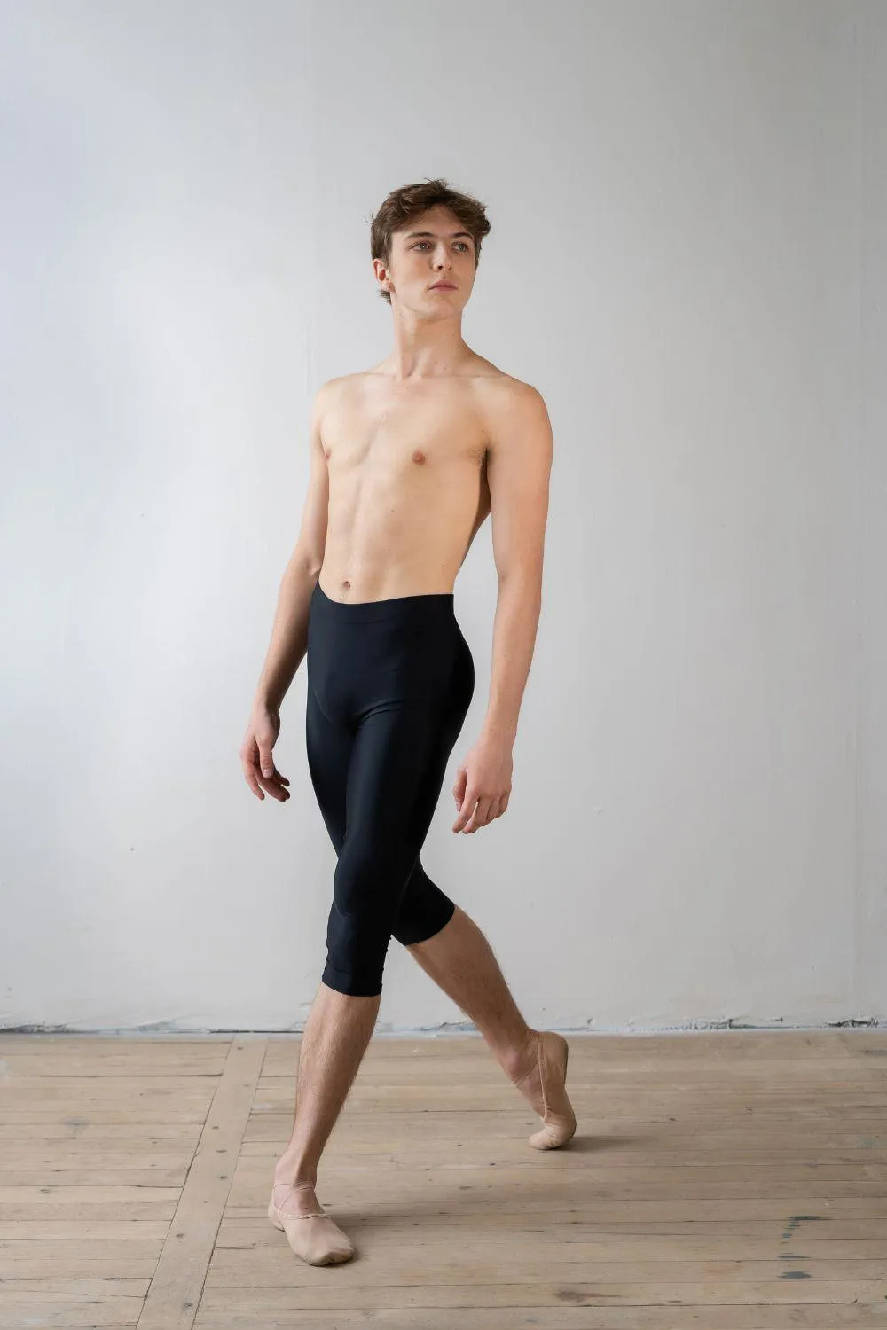 Men's Modbury Below Knee Dance Tights - Black