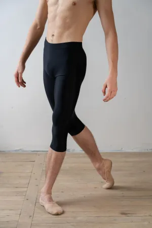 Men's Modbury Below Knee Dance Tights - Black